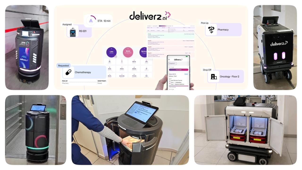 deliverz.ai Introduces End-to-End Hospital Logistics Automation Platform in the U.S.